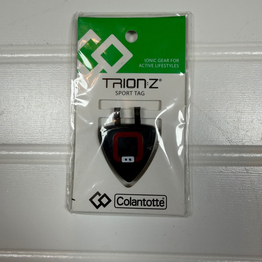 Trion:Z Colantotte Ionic Sport Tag Black Red Negative Ion Gear Made in Japan